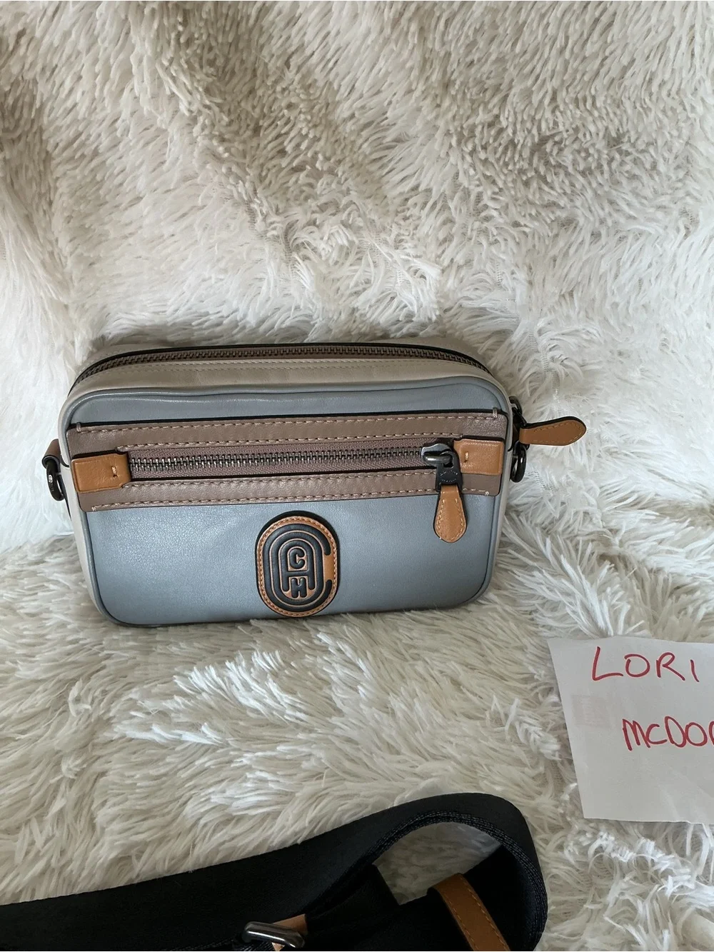 Coach Academy Colorblock Crossbody Bag with Detachable Strap